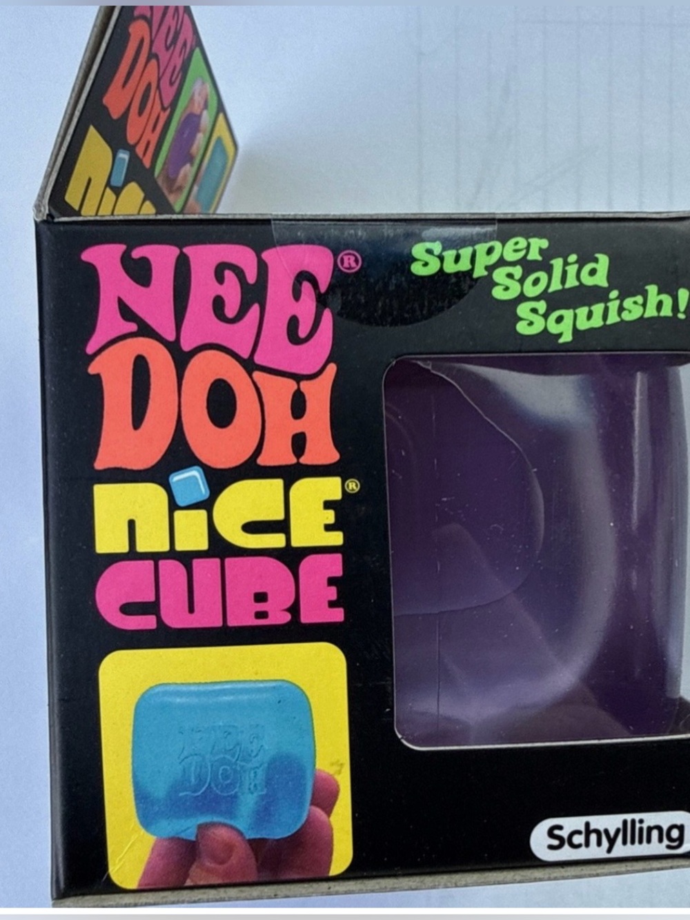 NeeDoh Super Solid Squish - Nice cube purple. Stress Relief Toy. TikTok viral - Picture 6 of 7